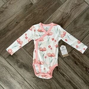 Honest Baby | Floral Kimono Style Body Suit